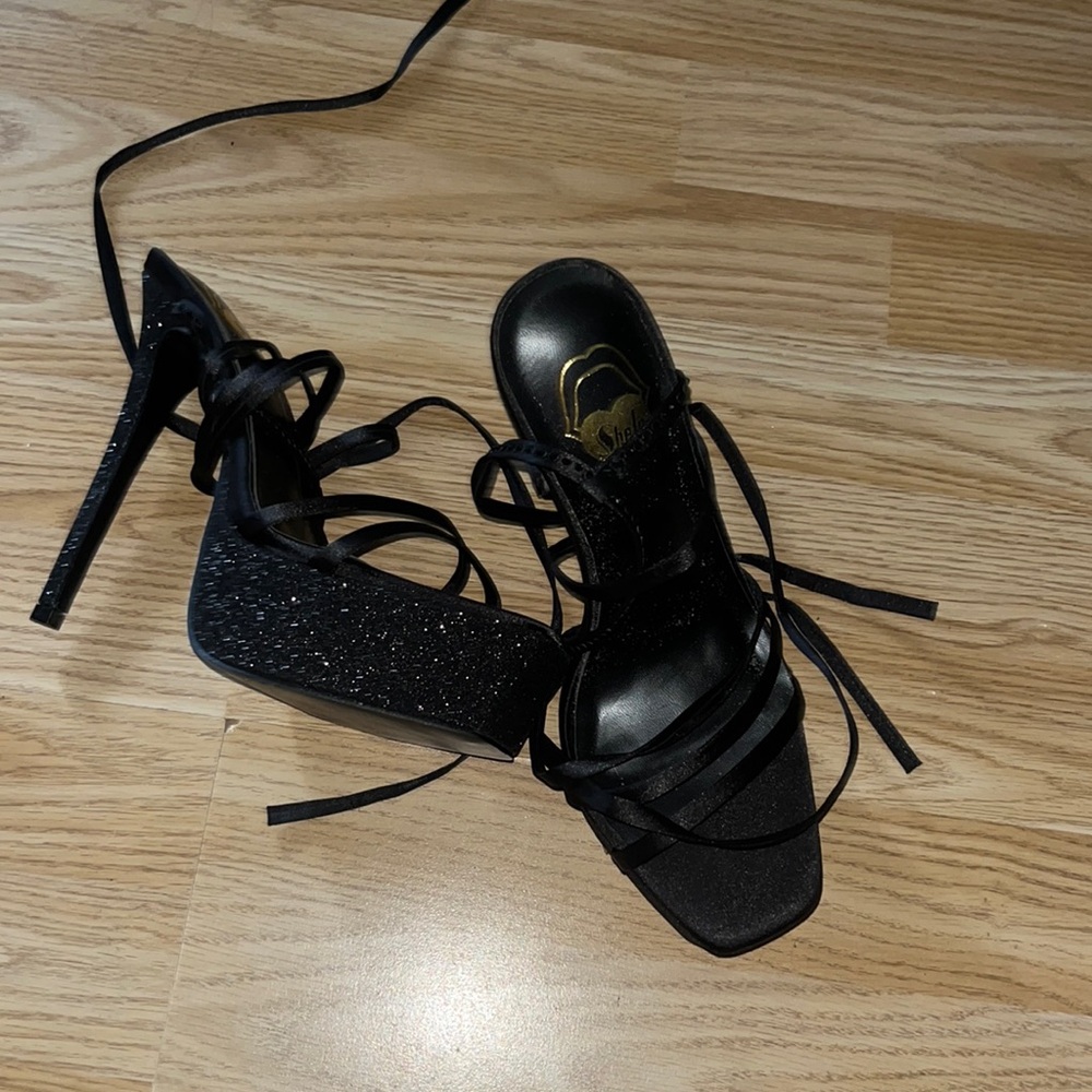 Black high heels